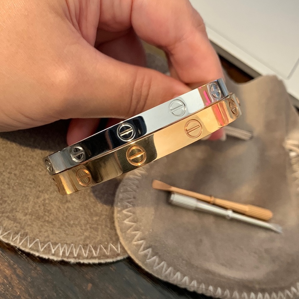 Rose gold and silver bracelets / New 😍